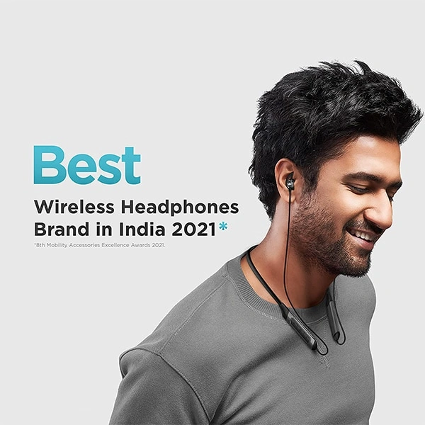 Boult Audio Probass Qcharge Earphones - Blue - Blue