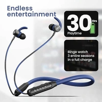 Boult Audio RCharge Wireless in Ear Bluetooth Earphones with ENC Mic - Blue - Blue