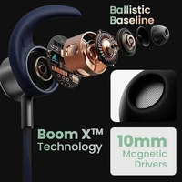 Boult Audio RCharge Wireless in Ear Bluetooth Earphones with ENC Mic - Blue - Blue