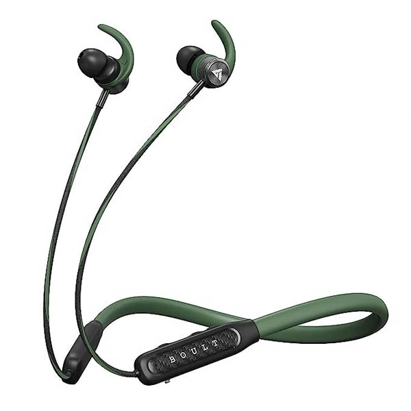 Boult Audio RCharge Wireless in Ear Bluetooth Earphones with ENC Mic - Green - Green