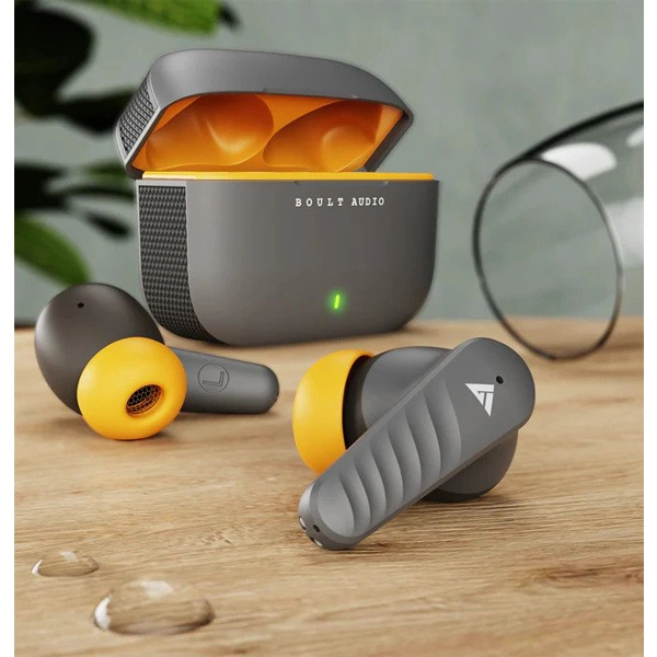 Boult Audio Rito Pro Wireless Earbuds - Grey - Grey