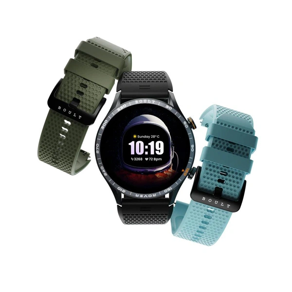 Boult Audio Rover 1.3" HD AMOLED 600Nits Display with 3 Straps - Rig - Rig