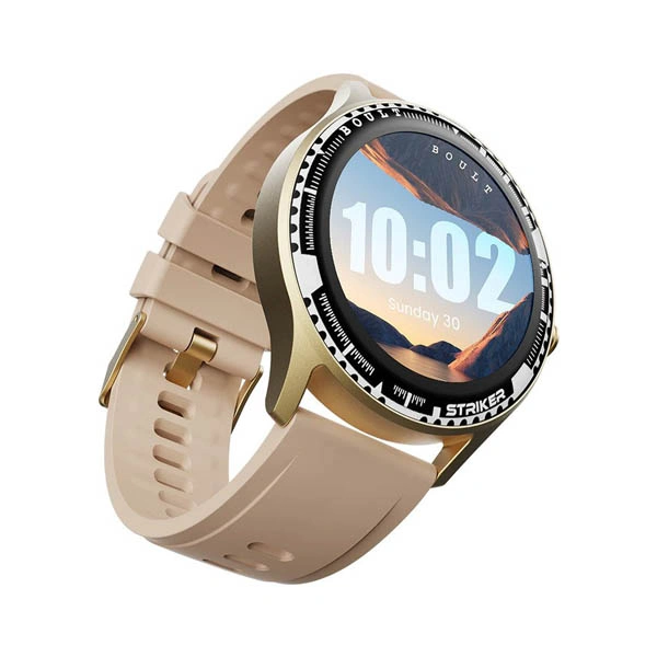 Boult Audio Striker Smartwatch with 1.3" Round Display - Cream - Cream