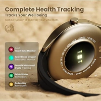 Boult Audio Striker Smartwatch with 1.3" Round Display - Cream - Cream