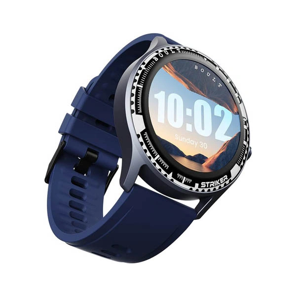 Boult Audio Striker Smartwatch with 1.3" Round Display - Blue - Blue