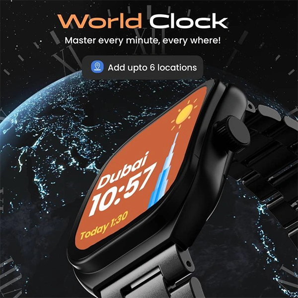 Boult Audio Trail Smart Watch 2.01'' 3D Curved HD Display
