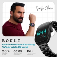 Boult Audio Trail Smart Watch 2.01'' 3D Curved HD Display