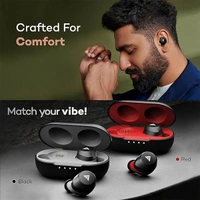 Boult Audio Truebuds Truly Wireless in Ear Earbuds with 32H Battery Life - Red - Red