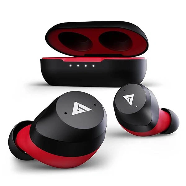 Boult Audio Truebuds Truly Wireless in Ear Earbuds with 32H Battery Life - Red - Red