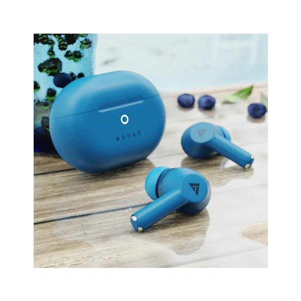Boult Audio W40 45Hrs Playtime Wireless Earbuds - Denim Blue - Denim Blue