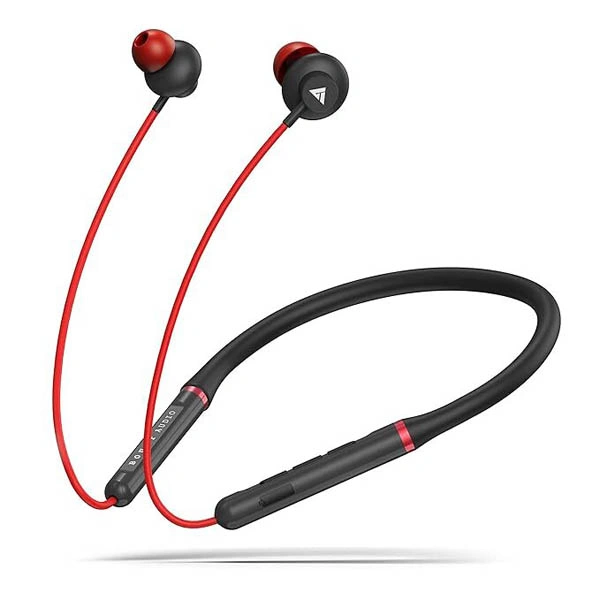 Boult Audio X1 Air Neckband with 10 hours Battery Life, Built-in Mic - Red - Red