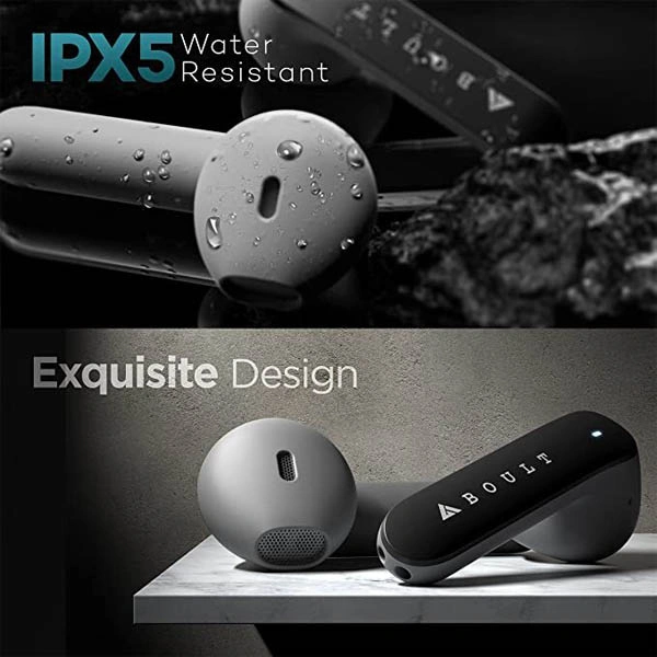Boult Audio X1 Buds True Wireless in Ear Earbuds with 24H Playtime - White - White
