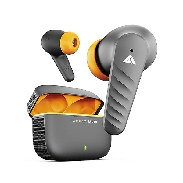 Boult Audio X10 Pro TWS Earbuds with 45H Playtime - Grey - Grey