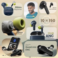 Boult Audio X60 Earphones with Zen Quad mic ENC