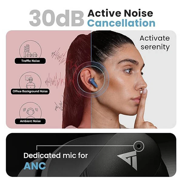 Boult Audio X60 Earphones with Zen Quad mic ENC