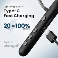 Boult Audio YCharge Wireless in Ear Bluetooth Earphones with 12H Playtime - Blue - Blue