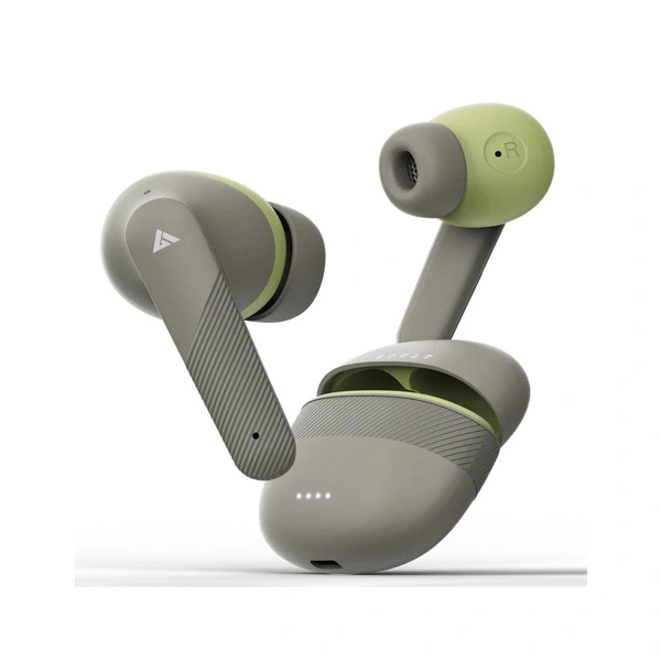 Boult Audio Z35 Earphones with ZEN ENC Mic, 32H Playtime - Pista Green - Pista Green
