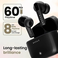 Boult Audio Z60 Truly Wireless in Ear Earbuds with 60H Playtime - Raven Black - Raven Black