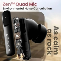 Boult Audio Z60 Truly Wireless in Ear Earbuds with 60H Playtime - Raven Black - Raven Black
