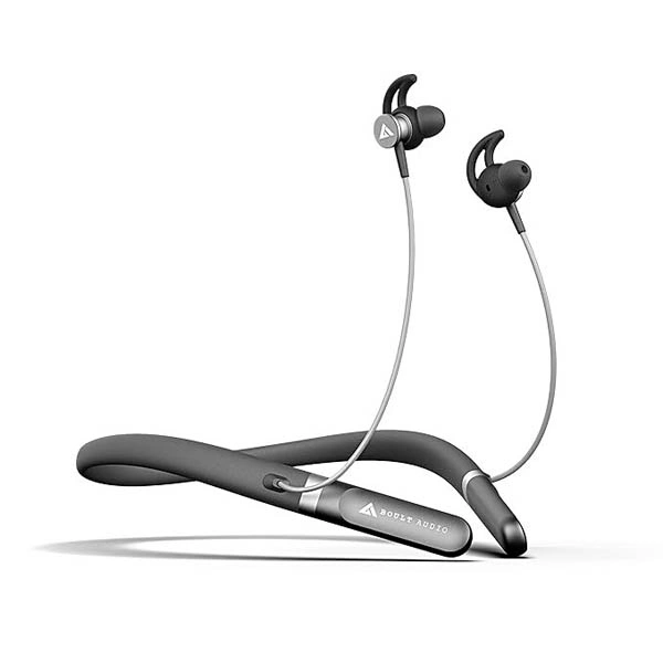 Boult Audio ZCharge Wireless In Ear Bluetooth Neckband With ENC Mic - Red - Red