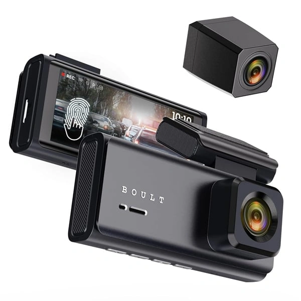Boult Audio Boult Cruisecam X3 Car DashCam with 2K + 4MP Front & 1080p + 2MP Rear HD Recording
