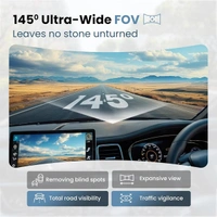 Boult Audio Boult Cruisecam X3 Car DashCam with 2K + 4MP Front & 1080p + 2MP Rear HD Recording