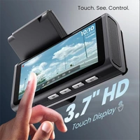 Boult Audio Boult Cruisecam X3 Car DashCam with 2K + 4MP Front & 1080p + 2MP Rear HD Recording