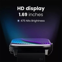 Boult Audio Boult Drift BT Calling 1.69" HD Display Smartwatch - Green - Green