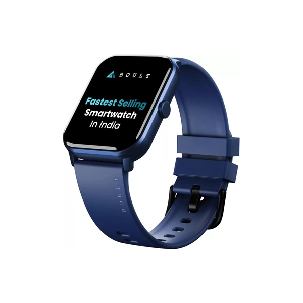Boult Audio Boult Drift BT Calling 1.69" HD Display Smartwatch - Blue - Blue
