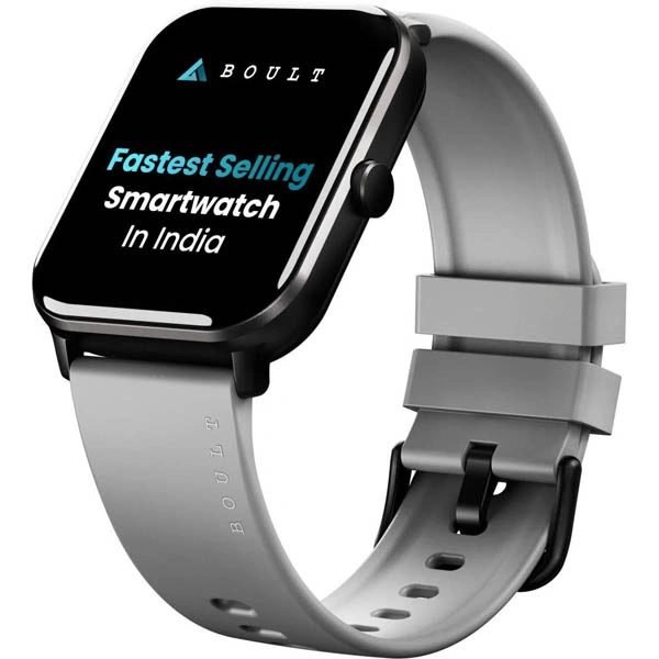 Boult Audio Boult Drift BT Calling 1.69" HD Display Smartwatch - Grey - Grey