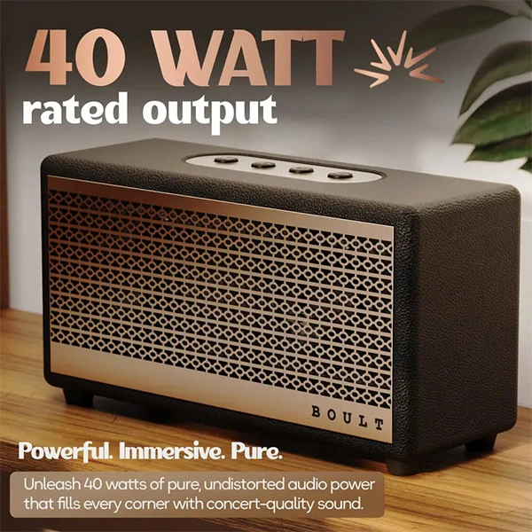 Boult Audio Boult RetroAMP X40 Bluetooth Speaker