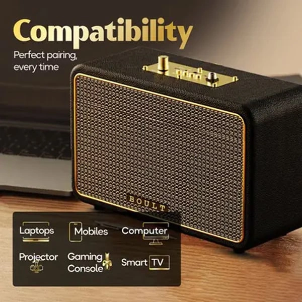 Boult Audio Boult RetroAmp X60 60W Bluetooth Speaker