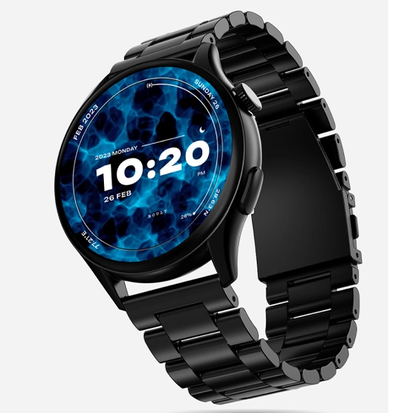 Boult Audio Boult Ripple Pro Bluetooth Calling Smartwatch with AMOLED Display - Black - Black