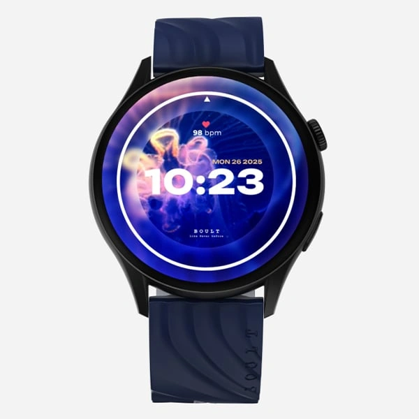 Boult Audio Boult Ripple Pro Bluetooth Calling Smartwatch with AMOLED Display - Blue - Blue