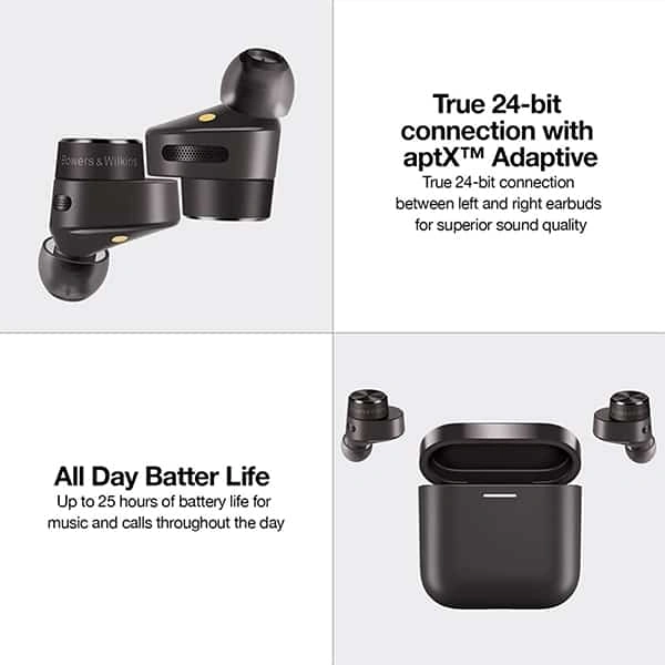 B&amp;W Bowers &amp; Wilkins PI5 True Wireless Earbuds - White - White
