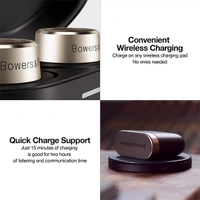 B&amp;W Bowers & Wilkins PI7 True Wireless Earbuds - White - White