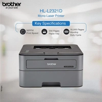 Brother HL-L2321D Single-Function Monochrome Laser Printer