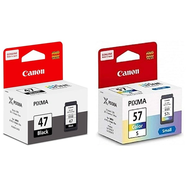 Canon PG47 & CL57S Ink Cartridge Combo