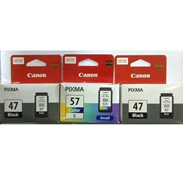 Canon PG47 & CL57S Ink Cartridge Combo