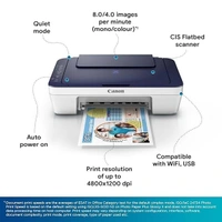 Canon PIXMA E477 All in One WiFi Ink Efficient Color Printer