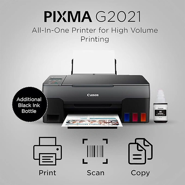 Canon PIXMA G2021 All-in-One Ink Tank Color Printer