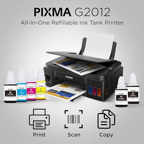 Canon PIXMA MegaTank G2012 All in One Inktank Color Printer