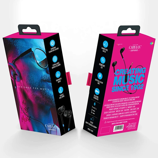 Carvaan Saregama Earphones GX01 with Mic - Designed for Augmented Music Listening Experience