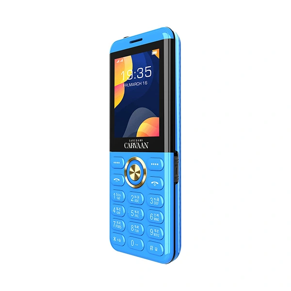 Carvaan Saregama Hindi (Don M12) Dual Sim Keypad Mobile Phone - Tulip Pink - Tulip Pink