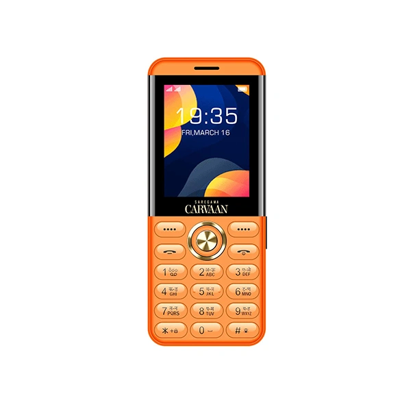 Carvaan Saregama Hindi (Don M22) Keypad Mobile - Iris Orange - Iris Orange