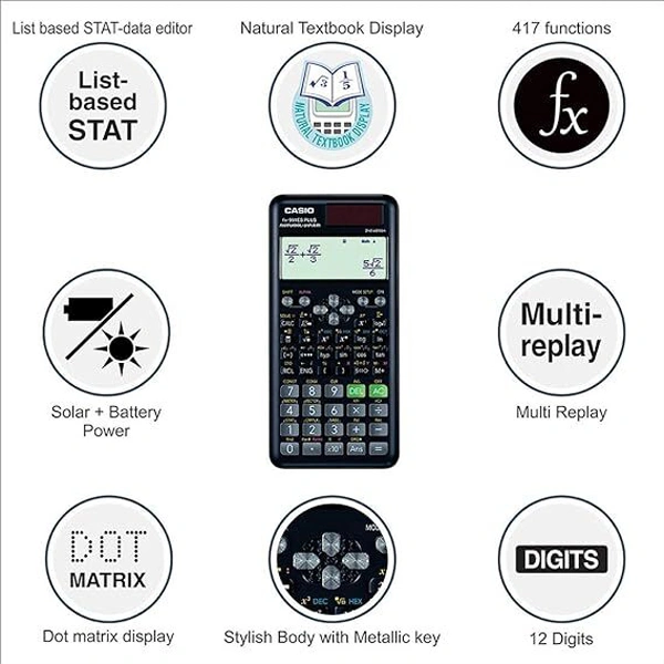 Casio FX-991ES Plus-2nd Edition Scientific Calculator