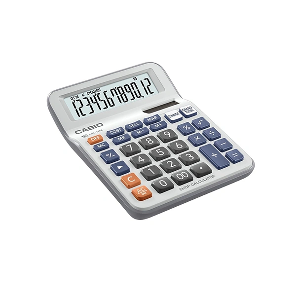Casio MC-12M Shop Calculator - Black