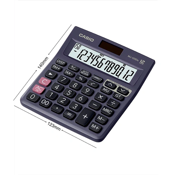 Casio MJ-120Da 150 Steps Check and Correct Desktop Calculator