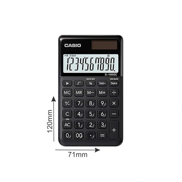 Casio SL-1000SC-BK Portable Calculator