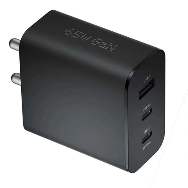 CMF by Nothing 100W Power GaN 5A 3 Port Mobile Charger - Black - Black
